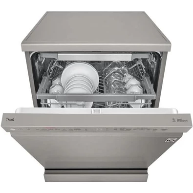 LG DF365FPS inox, programok száma: 10, szabadonálló, 14 terítékes mosogatógép 