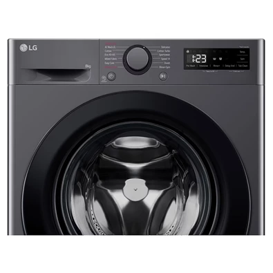 LG F2WR508SBM keskeny 8 kg sötét inox elöltöltős mosógép LG F2WR508SBM keskeny 8 kg sötét inox elöltöltős mosógép