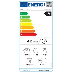 LG F2WR508SBM keskeny 8 kg sötét inox elöltöltős mosógép LG F2WR508SBM keskeny 8 kg sötét inox elöltöltős mosógép