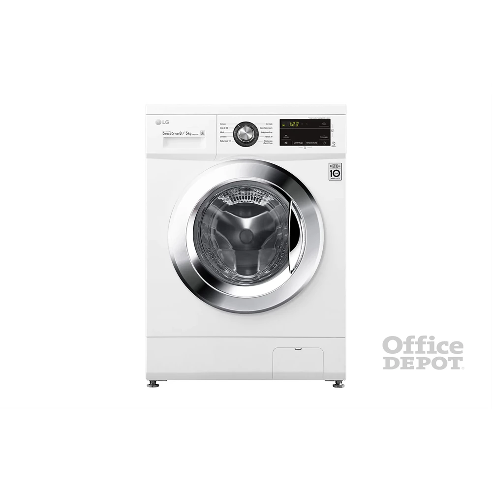 LG F4J3TM5WE fehér, elöltöltős, max.1400ford., 8 kg/5 kg, mosó-szárítógép