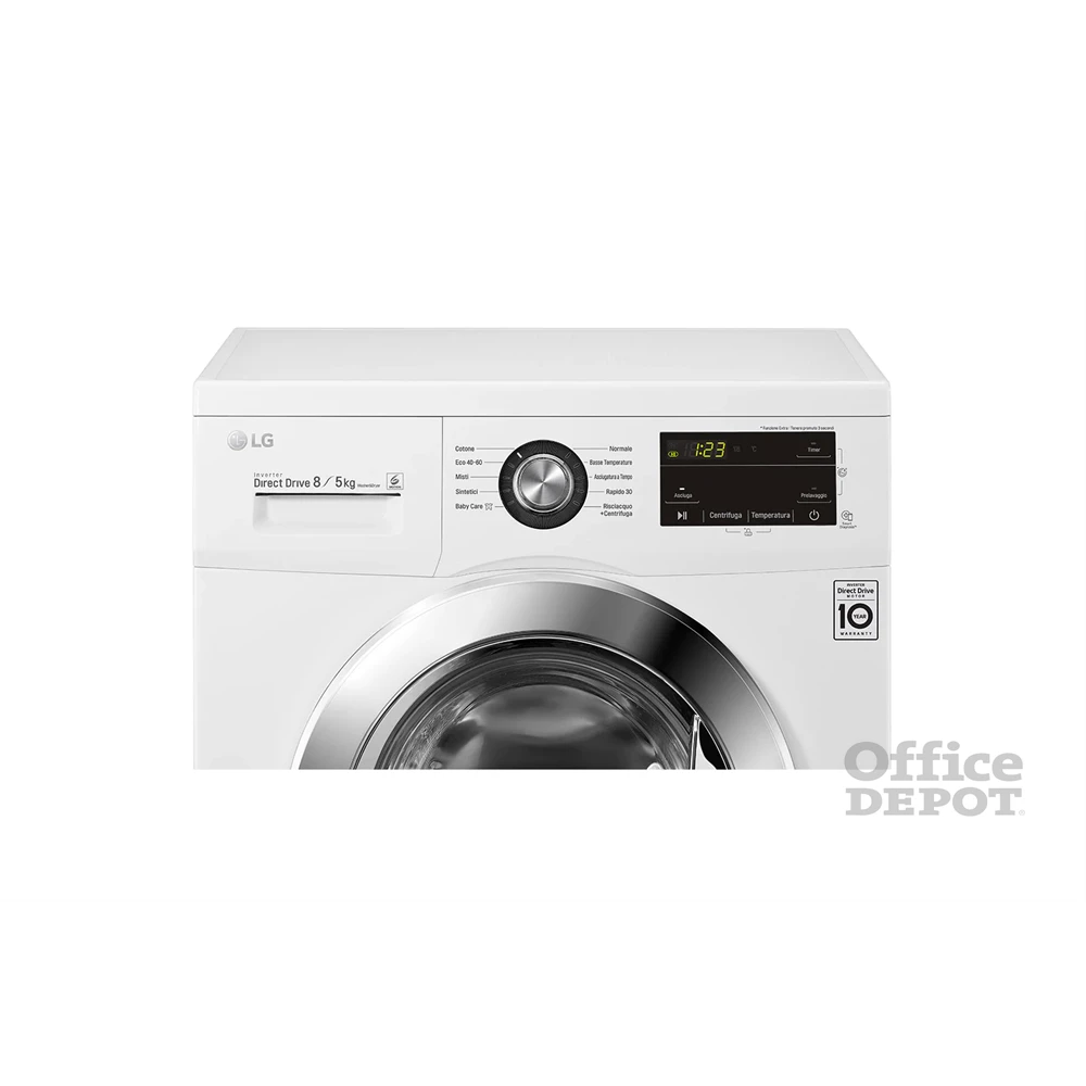 LG F4J3TM5WE fehér, elöltöltős, max.1400ford., 8 kg/5 kg, mosó-szárítógép