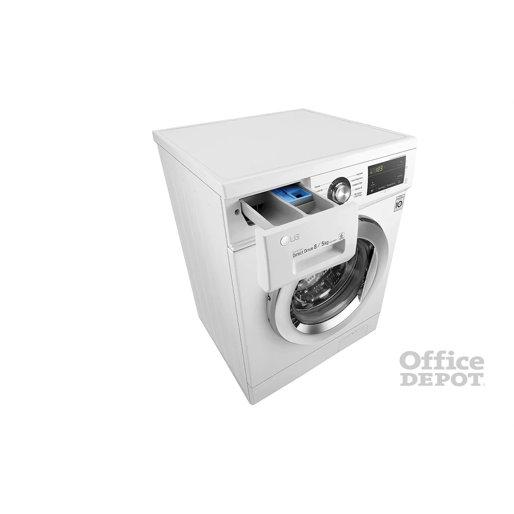 LG F4J3TM5WE fehér, elöltöltős, max.1400ford., 8 kg/5 kg, mosó-szárítógép