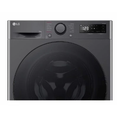 LG F4WR511S2M inox, elöltöltős, max.1400ford., 11 kg, mosógép