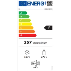 LG GBB62PZJMN inox alulfagyasztós hűtőszekrény LG GBB62PZJMN inox alulfagyasztós hűtőszekrény