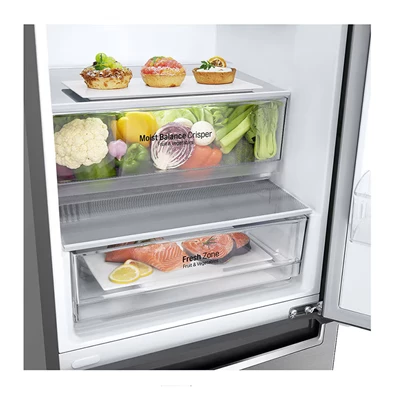 LG GBB62PZJMN inox alulfagyasztós hűtőszekrény LG GBB62PZJMN inox alulfagyasztós hűtőszekrény