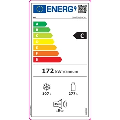 LG GBB72NSUCN1 inox alulfagyasztós hűtőszekrény LG GBB72NSUCN1 inox alulfagyasztós hűtőszekrény