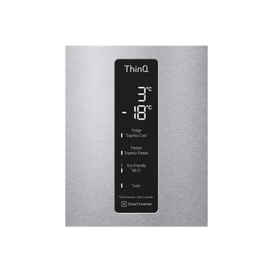LG GBB72NSUCN1 inox alulfagyasztós hűtőszekrény LG GBB72NSUCN1 inox alulfagyasztós hűtőszekrény