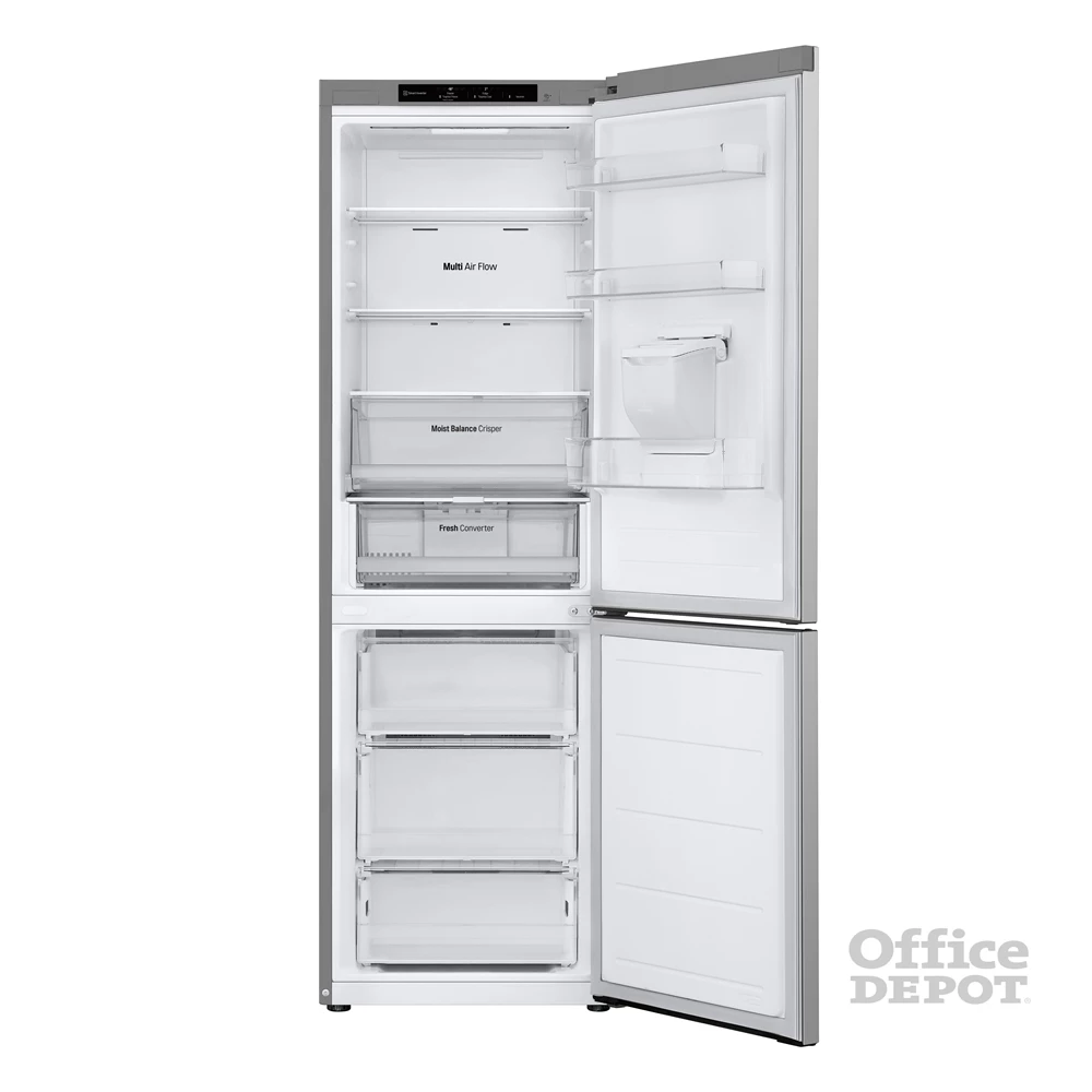LG GBF3102DPY hamvasezüst, alulfagyasztós, Hűtő:233L, Fagyasztó:110L, DoorCooling + LINEAR Cooling hűtőszekrény