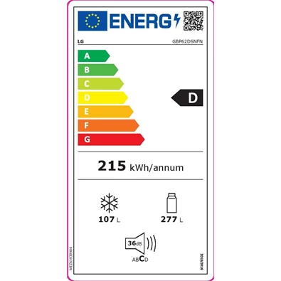 LG GBP62DSNCN1 alulfagyasztós hűtőszekrény LG GBP62DSNCN1 alulfagyasztós hűtőszekrény