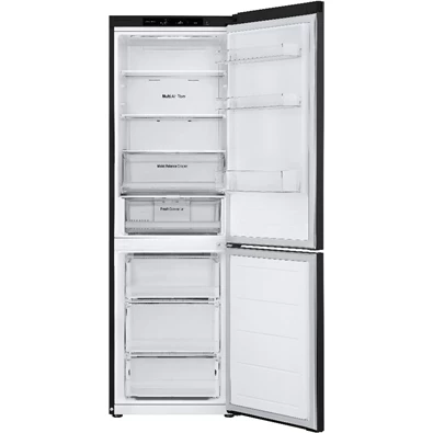 LG GBV3100EEP fekete, alulfagyasztós, Hűtő:234L, Fagyasztó:110L, Total No frost hűtőszekrény