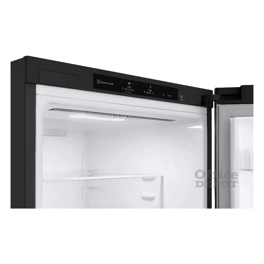 LG GBV3100EEP fekete, alulfagyasztós, Hűtő:234L, Fagyasztó:110L, Total No frost hűtőszekrény