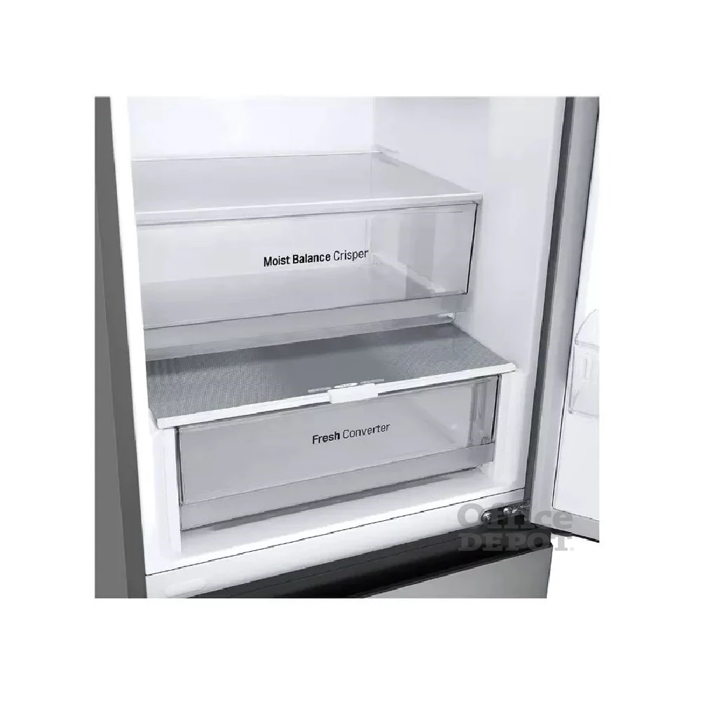 LG GBV3200CPY mattezüst, alulfagyasztós, Hűtő:277L, Fagyasztó:110L, DoorCooling hűtőszekrény