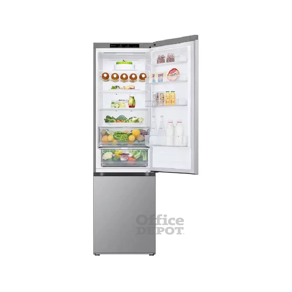 LG GBV3200CPY mattezüst, alulfagyasztós, Hűtő:277L, Fagyasztó:110L, DoorCooling hűtőszekrény (Újszerű)