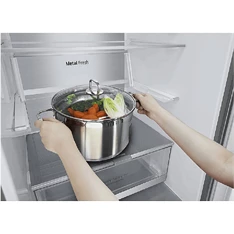 LG GBV7280CMB ezüst alulfagyasztós hűtőszekrény LG GBV7280CMB ezüst alulfagyasztós hűtőszekrény