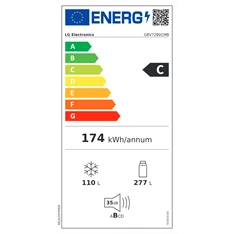 LG GBV7280CMB ezüst alulfagyasztós hűtőszekrény LG GBV7280CMB ezüst alulfagyasztós hűtőszekrény