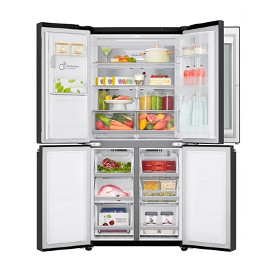 LG GMX844MC6F Side-by-side fekete hűtőszekrény LG GMX844MC6F Side-by-side fekete hűtőszekrény