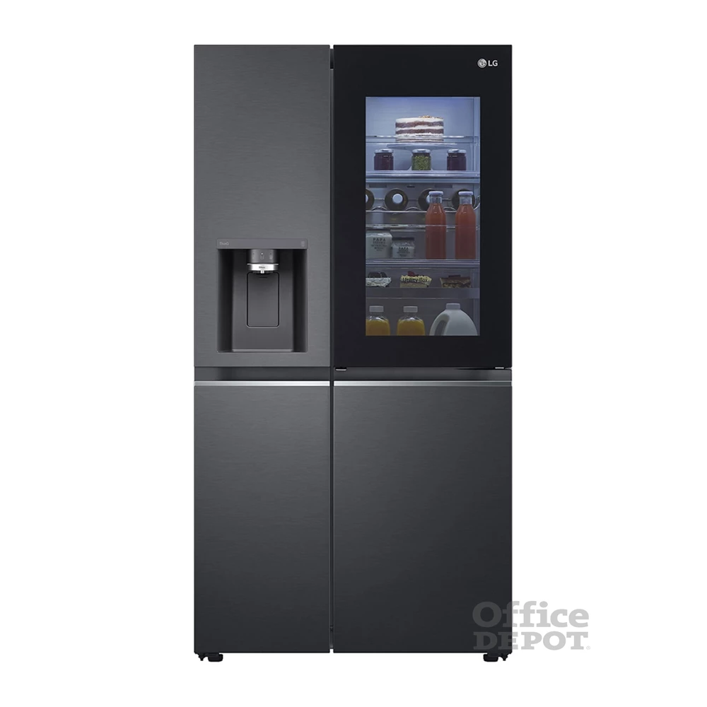 LG GSXV90MCDE fekete, Side-by-Side, Hűtő:416L, Fagyasztó:219L, Total No frost hűtőszekrény