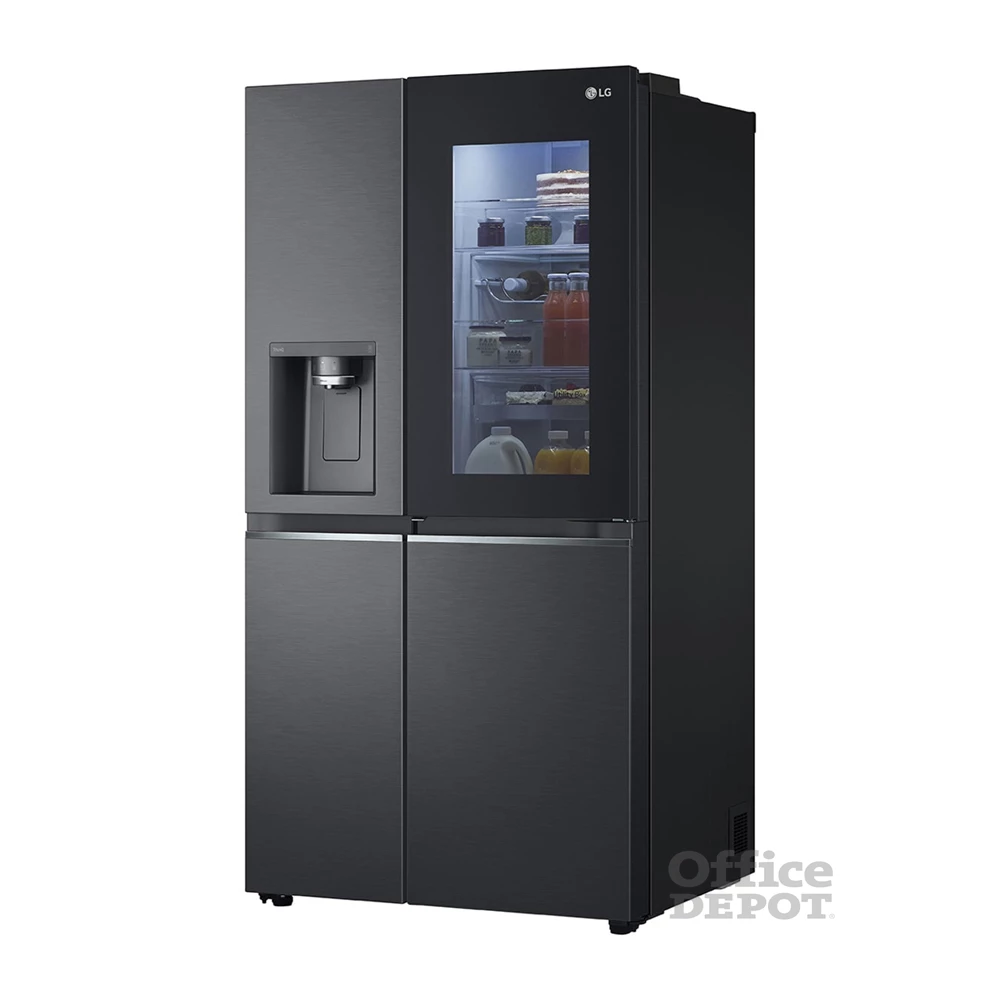LG GSXV90MCDE fekete, Side-by-Side, Hűtő:416L, Fagyasztó:219L, Total No frost hűtőszekrény