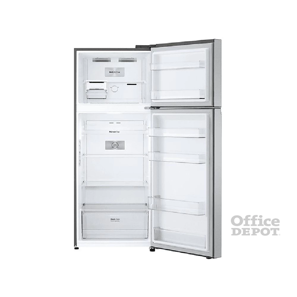 LG GTBV36PZGKD hamvasezüst, felülfagyasztós, Hűtő:240L, Fagyasztó:90L, DoorCooling hűtőszekrény