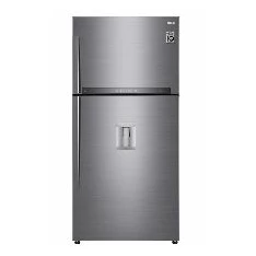 LG GTF916PZPED ezüst, felülfagyasztós, Hűtő:418L, Fagyasztó:174L, Total No frost hűtőszekrény