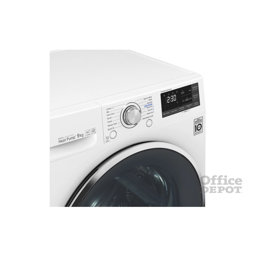 LG RC90U2AV2W hőszivattyús szárítógép