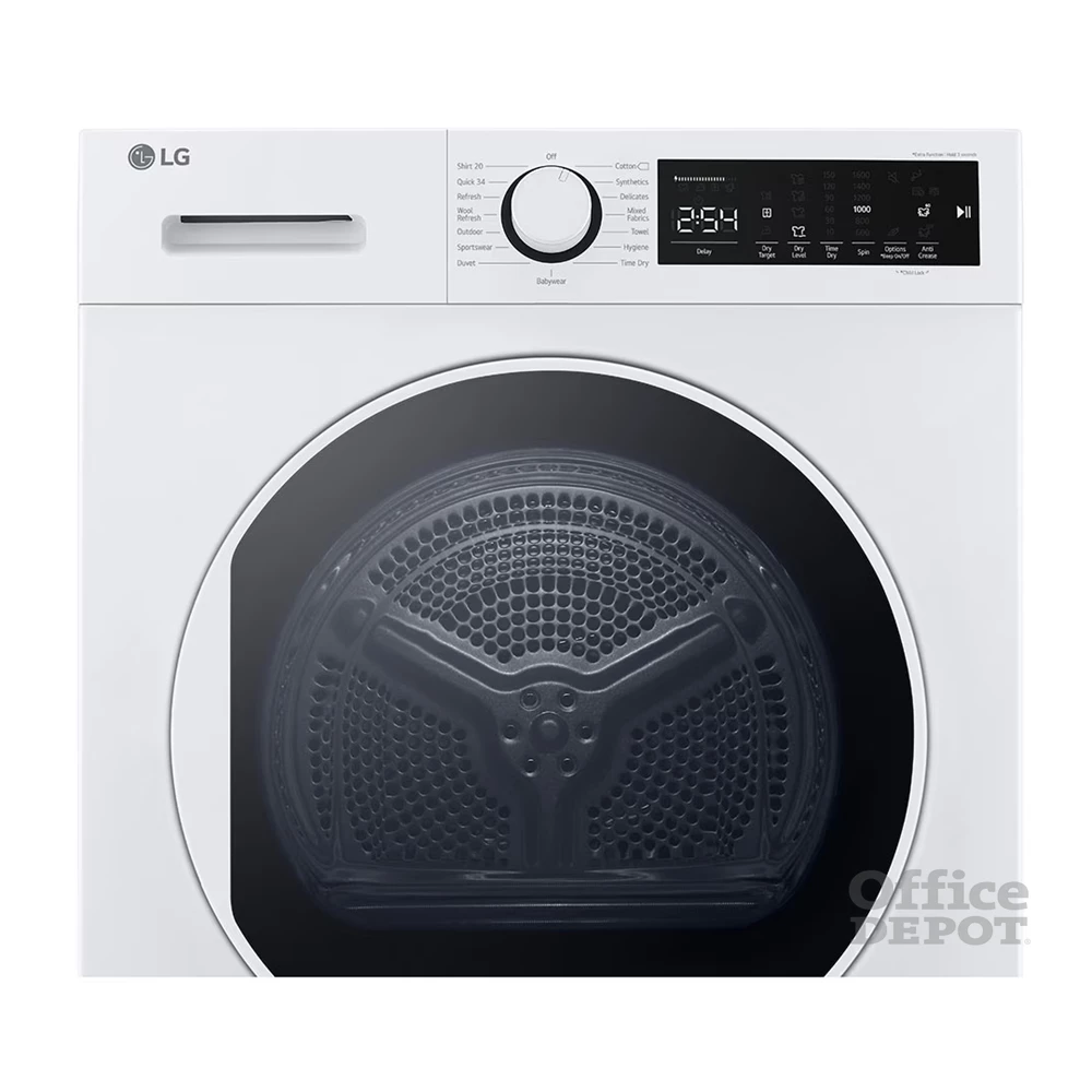 LG RH80T2AP6M fehér, 8 kg, hőszivattyús, szárítógép