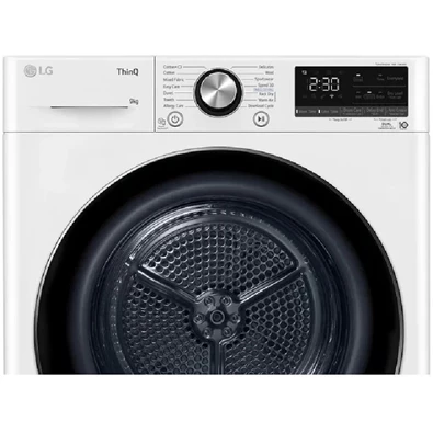 LG RH90V9AV3N fehér, 9 kg, hőszivattyús, szárítógép LG RH90V9AV3N fehér, 9 kg, hőszivattyús, szárítógép