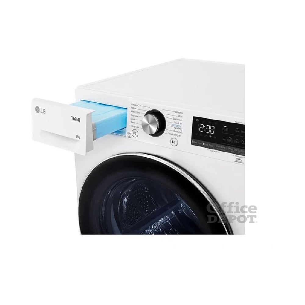 LG RH90V9AV3N fehér, 9 kg, hőszivattyús, szárítógép LG RH90V9AV3N fehér, 9 kg, hőszivattyús, szárítógép