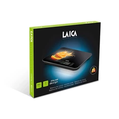 Laica KS5015L narancs mintás fekete digitális konyhai mérleg Laica KS5015L narancs mintás fekete digitális konyhai mérleg