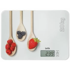 Laica KS5020W fakanál mintás fehér digitális konyhai mérleg Laica KS5020W fakanál mintás fehér digitális konyhai mérleg