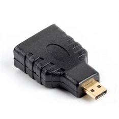Lanberg HDMI(F) - HDMI MICRO(M) fekete adapter Lanberg HDMI(F) - HDMI MICRO(M) fekete adapter