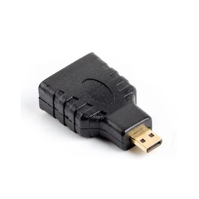 Lanberg HDMI(F) - HDMI MICRO(M) fekete adapter Lanberg HDMI(F) - HDMI MICRO(M) fekete adapter