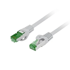 Lanberg PCF7-10CU-0050-S Cat.7 S/FTP AWG26 LSZH árnyékolt szürke patch kábel 0,5m Lanberg PCF7-10CU-0050-S Cat.7 S/FTP AWG26 LSZH árnyékolt szürke patch kábel 0,5m