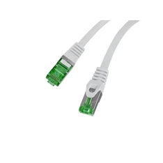 Lanberg PCF7-10CU-0050-S Cat.7 S/FTP AWG26 LSZH árnyékolt szürke patch kábel 0,5m Lanberg PCF7-10CU-0050-S Cat.7 S/FTP AWG26 LSZH árnyékolt szürke patch kábel 0,5m
