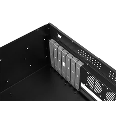 Lanberg SC01-3504-10B 19" 4U SZÉL:430mm MÉLY:350mm MAG:177mm táp nélküli rack szerver ház Lanberg SC01-3504-10B 19" 4U SZÉL:430mm MÉLY:350mm MAG:177mm táp nélküli rack szerver ház