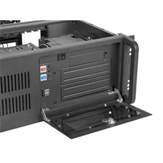 Lanberg SC01-4504-10B 19" 4U SZÉL:430mm MÉLY:450mm MAG:177mm táp nélküli rack szerver ház