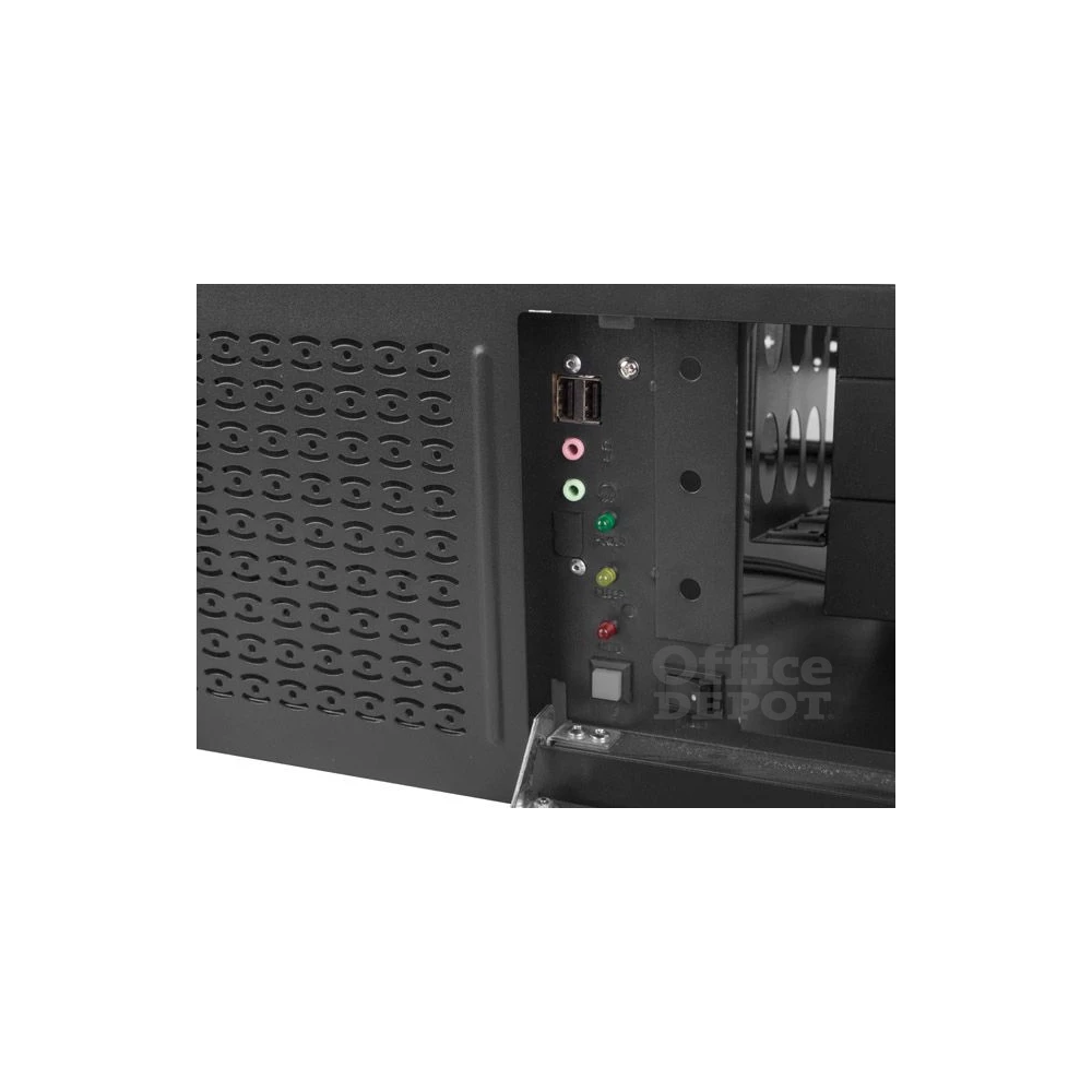 Lanberg SC01-4504-08B 19" 4U SZÉL:430mm MÉLY:450mm MAG:177mm táp nélküli rack szerver ház