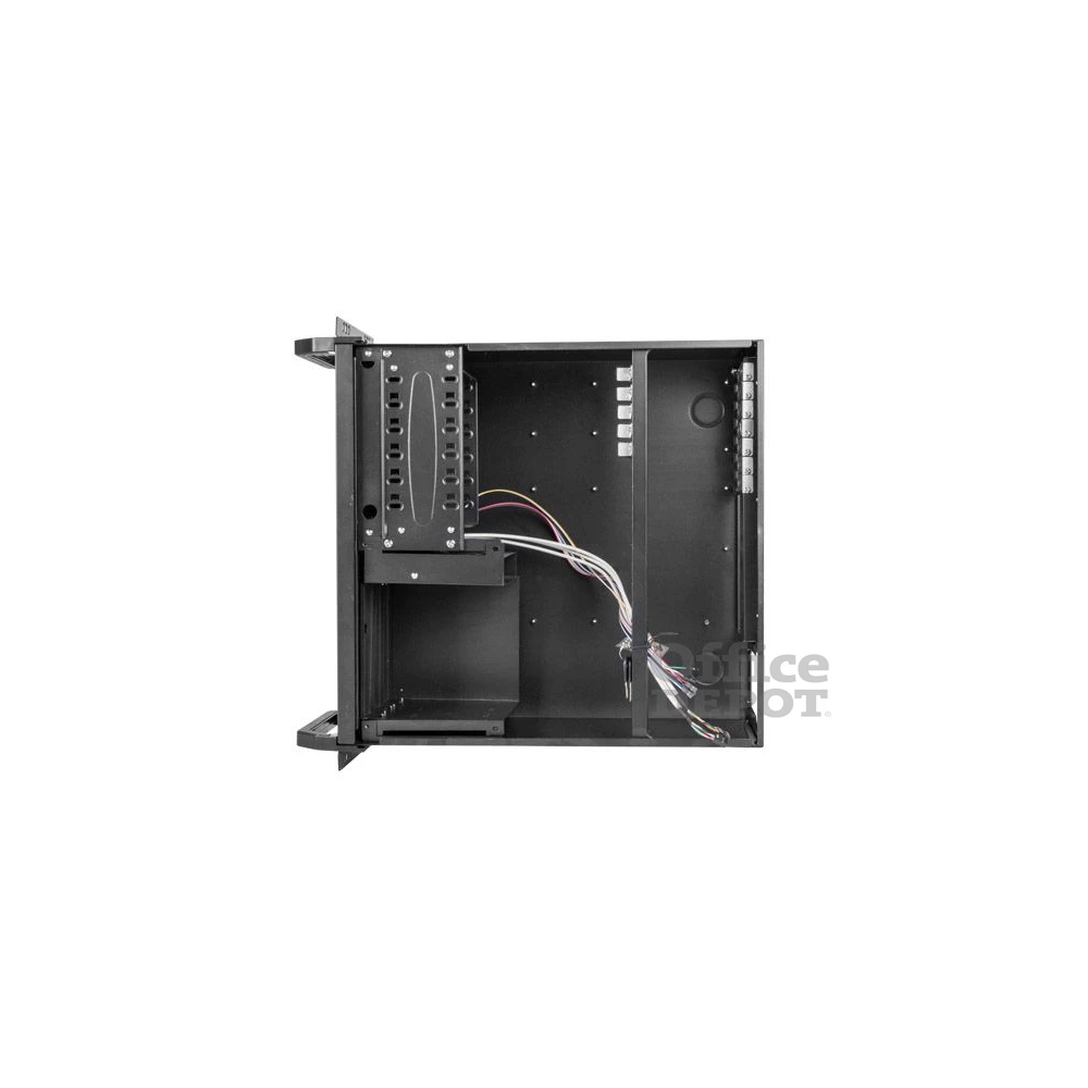 Lanberg SC01-4504-08B 19" 4U SZÉL:430mm MÉLY:450mm MAG:177mm táp nélküli rack szerver ház