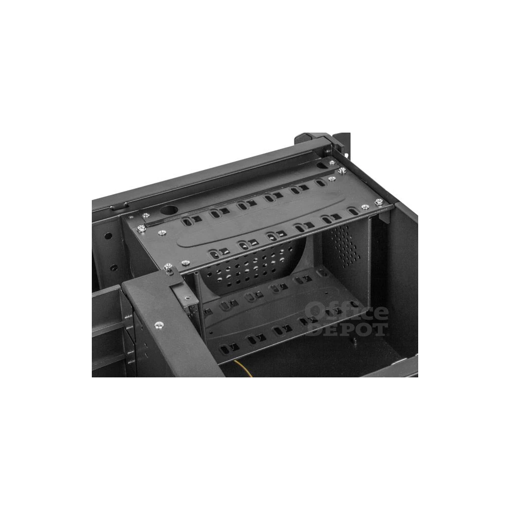 Lanberg SC01-4504-08B 19" 4U SZÉL:430mm MÉLY:450mm MAG:177mm táp nélküli rack szerver ház