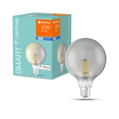 Ledvance Smart+ Bluetooth vezérlésű 6W 2700K E27, dimmelhető gömb alakú filament LED fényforrás Ledvance Smart+ Bluetooth vezérlésű 6W 2700K E27, dimmelhető gömb alakú filament LED fényforrás