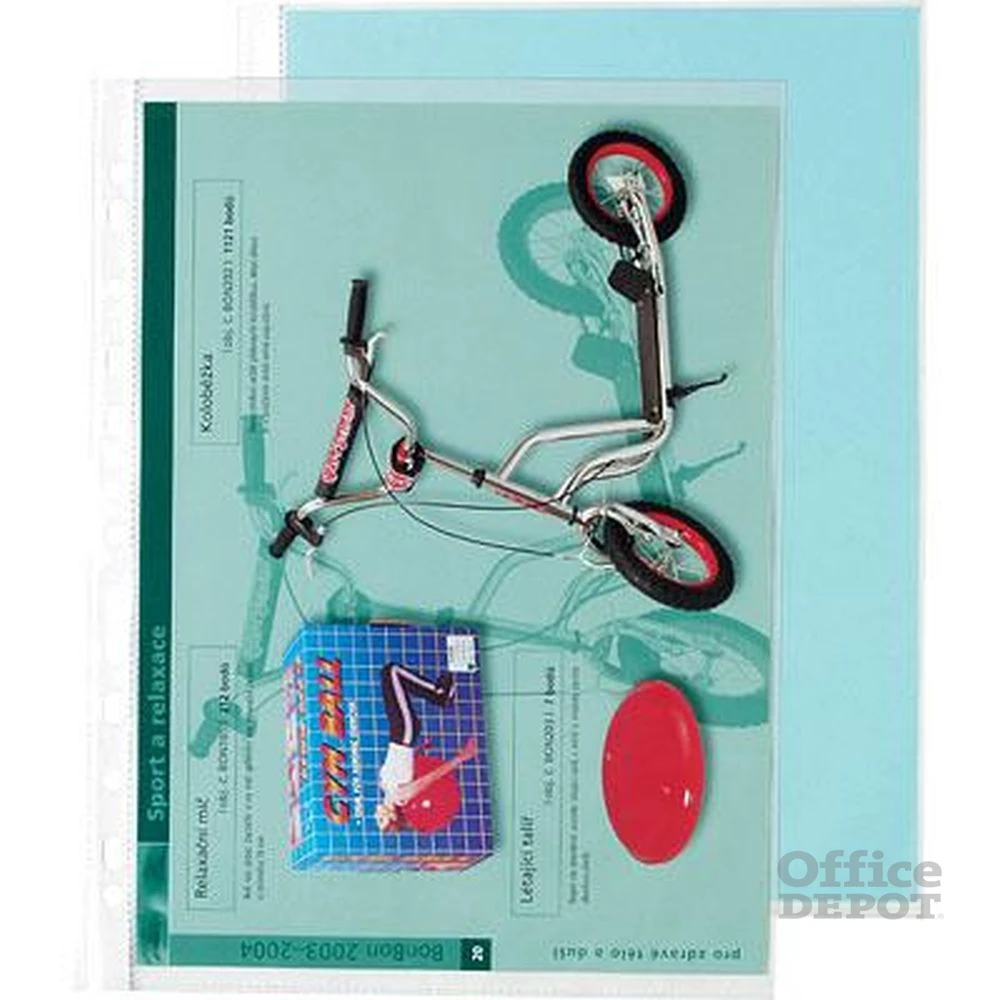 Office Depot A4 50mikron 100db víztiszta lefűzhető genotherm