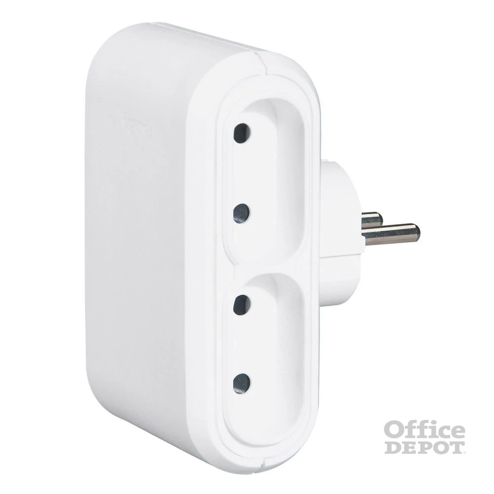 Legrand 050650 6A EUR gyermekvédett fehér négyes elosztódugó