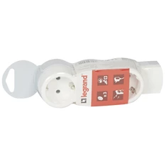 Legrand 695001 ST 1,5m vezetékkel fehér-szürke 3x2P+F elosztósor Legrand 695001 ST 1,5m vezetékkel fehér-szürke 3x2P+F elosztósor