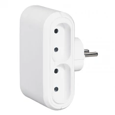 Legrand 050650 6A EUR gyermekvédett fehér négyes elosztódugó Legrand 050650 6A EUR gyermekvédett fehér négyes elosztódugó