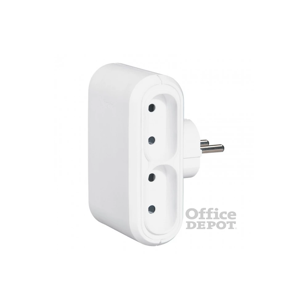 Legrand 050650 6A EUR gyermekvédett fehér négyes elosztódugó