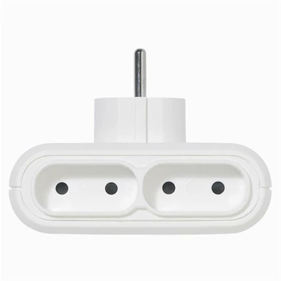 Legrand 050650 6A EUR gyermekvédett fehér négyes elosztódugó Legrand 050650 6A EUR gyermekvédett fehér négyes elosztódugó