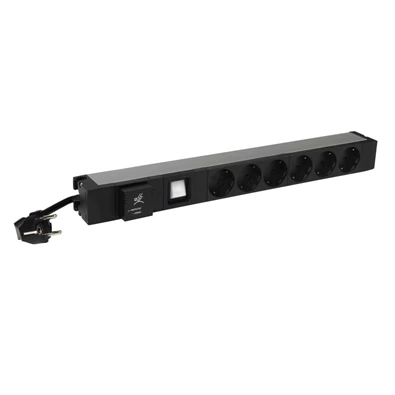 Legrand 646836 6-os 19"/1U 3m túlfeszvédett elosztósor Legrand 646836 6-os 19"/1U 3m túlfeszvédett elosztósor