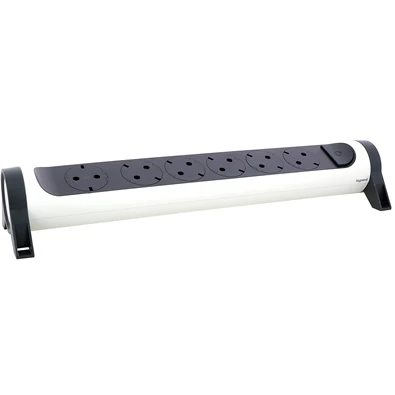 Legrand 694547 vezeték nélküli forgatható fehér 6x2P+F elosztósor Legrand 694547 vezeték nélküli forgatható fehér 6x2P+F elosztósor
