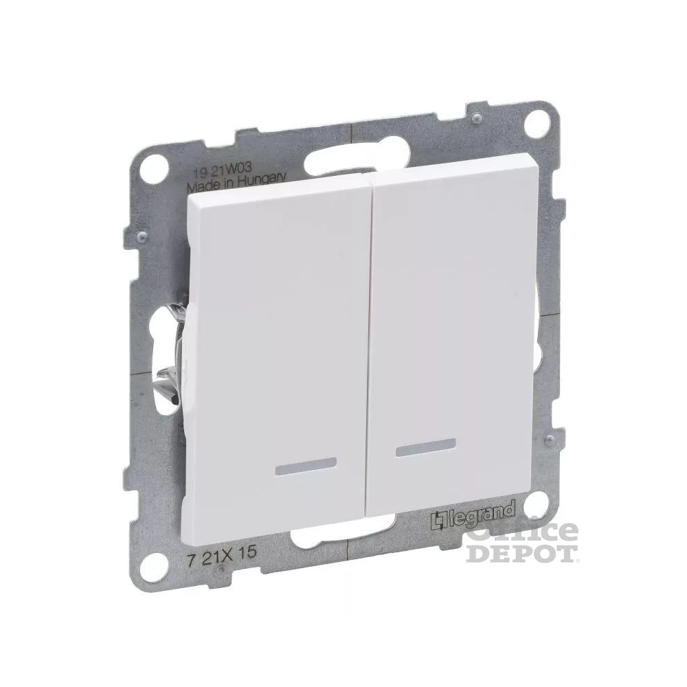 Legrand 721115 Suno 105 fehér jelzőfényes csillárkapcsoló