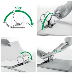 Leitz 180 fok Wow 8cm jégkék iratrendező Leitz 180 fok Wow 8cm jégkék iratrendező